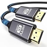 Gulemfy 4K HDMI Kabel 1Meter, HDMI 2.0 Kabel 4K@60Hz 18Gbps mit Ethernet/Audio Ruckkanal, Support 4K 3D HDR UHD 2160p 1080p Kompatibel mit Monitor, TV, Blu-ray, PS5/4/3, Xbox, Laptop