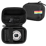 Leayjeen Tasche für Digitalkamera, kompatibel mit Umipyiza/DPFIHRGO/YLSHGXFC/FAYIBUY/Amdeurdi, Eva-Hartschalendesign, Schützen Sie Ihre Kamera doppelt (nur Hülle) Schwarz