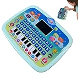 Kids Toy Laptop - -Lerntablet mit LED -Display, interaktiver lernender Englischlernmaschine, Touch & Sound -Vorschullernspielzeug für und Mädchen im Alter von 1 bis 4 Jahren (Pink/Grü