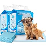 Nobleza - Ultra saugfähige Hunde Trainingsunterlagen Welpenunterlage Welpen Toilettenmatte, 60 * 60cm, Packung mit 40 Stück
