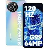 Blackview 2025 Shark 8 Handy 16GB+256GB, Helio G99, 120Hz 2.4K, 64MP, Smartphone ohne vertrag, 6.78' FHD+, NFC, 13MP, 5000mAh akku mit 33W, 4G Dual SIM Handys