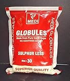 REVA MEDIPLASTICS Homöopathie Globuli Blanko Pellets Plain Pillen (Größe 30, 450 g)