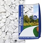 Hamann Marmorkies Carrara 15-25 mm 25 kg Dekorative Gartengestaltung, Wege, Einfahrten, Beet, Kiesgitter, Garten,