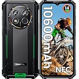 OUKITEL WP28E (2025) Outdoor Handy Android 14-10600mAh Outdoor Smartphone Ohne Vertrag, 16GB+64GB/1TB, 6,52' Smartphone mit 13MP Kamera, IP68 Baustellenhandy, Dual SIM/NFC/GPS/OTG/Face ID/BT5.0-Grün