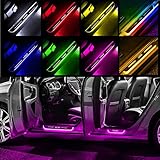 LED-Induktionslicht einstiegsleisten, Personalisiert Logo/Text 7 Farben LED Innenbeleuchtung Auto, Verkabelungsfreie wasserdicht LED Willkommenslicht Car Door Geschenke für alle Automodelle