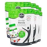 7x borchers Stevia Streusüße | im Beutel | Alternative zu Zucker | Kalorienarm | Süßungsmittel | 7x 75 g Beutel