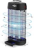 VIFLYKOO Elektrischer Insektenvernichter, 22w 100㎡ UV Insektenvernichter Insektenfalle Moskito Killer Stromschlag Insektenlampe Mücken Wirksam für Schlafzimmer, Küche