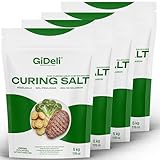 GiDeli Pökelsalz 20kg Nitritpökelsalz für Fleisch, Wurst & Schinken Profi-Qualität Feinkörnig Perfekt für Trockenpökelung & Nasspökelung 4x 5kg