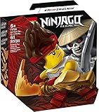 LEGO NINJAGO Epic Battle Set – Kai vs. Skulkin 71730 Building Kit; Ninja Playset Featuring a Spinning Battle Toy, New 2021 (61 Pieces)