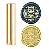craspire Wax Seal Stamp Flower, Versiegeln von Wachsstempeln Stechapfel Mini Messing Stempel Pistole Wachs Siegel 15mm Für Umschlag Einladung Hochzeit Verschönerung Flasche Dekoration Geschenkkarte