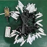 MUSUNIA 30er LED Christbaumkerzen Kabellos mit Fernbedienung Timer Flackern LED Kerzen Weihnachtsbaum Warmweiß Weihnachtsdeko Lichterkette Innen Außen Wasserdicht（mit 30 Batterien）