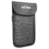 Tatonka Handyhülle Smartphone Case XL - Innenmaße: 13 x 8,5 cm - Gepolsterte Schutzhülle fürs Handy mit Klettverschluss-Deckel, Gürtelschlaufe und Zugband zum Herausziehen