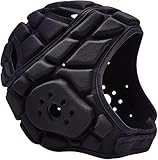 COOLOMG Kopfschutz Helm Sport Training Rugby Football Torwart Tormann Kopfprotektor Unterstützung verstellbar (Kopfumfang: 54-62cm)