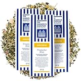 Hochwertiger aromatisierter Kräutertee Tropischer Mate | Mit erfrischendem Ananasgeschmack und Minze | 3 x 50 g loser Tee | Kräutertee in Spitzenqualität | TEE HANDELSKONTOR BREMEN