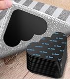 JINGIHE 12 Stück Teppich Antirutschunterlage, Anti Rutsch Teppichgreifer, Form der Wolke rutschfeste Teppichunterlage, Teppichklebeband Doppelseitig Antirutsch Pads für Hartböden Hartholzböden Matten