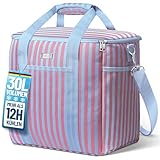 HOEL Kühltasche groß 30L faltbar - Isolierte Thermotasche - Lunchtasche wasserdicht & auslaufsicher - Isoliertasche für Auto & Einkaufen - Picknicktasche Lunch Bag Lunchbag