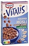 Dr. Oetker Vitalis Knuspermüsli Nougat-Schoko 5er Pack, (5 x 410g)