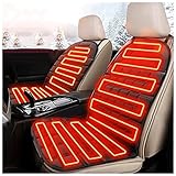 AmBAYZ Auto Sitz Auflage 12v Einstellbar Abnehmbar Autositzbezüge Komfortabler Profi Sitzbezug Sitzauflag für Den Einsatz Im Auto Geeignet 1 Packung