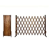 Holzzaun für den Außenbereich, erweiterbar, für Pflanzen, Klettergitter, Rankgitter, Garten, dekorative Rankgitter, freistehende Gitterplatten, BHöhe 150 cm