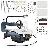 Xichuzi 108-tlg. Dekupiersägen-Set, Laubsäge Set, Stichsäge, Multifunktionswerkzeug, Decupiersaege, Tischkreissäge, Dekopiersäge, 125 W 252 mm