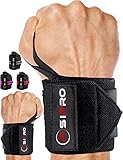 ASIPRO Handgelenk Bandagen Gym 45cm Profi Wrist Wraps Handgelenkbandagen für Calisthenics, Bodybuilding & Krafttraining Fitness Handgelenkschutz Sportbandage Handgelenk Paar 2 Handgelenkstütze Sport