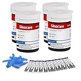 HARPIMER Blutzuckermessgerät, 100 Stück + 100 Blutzuckermessgeräte für Safe AQ Smart