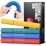 FitBeast Fitness-Widerstandsbarre für Physiotherapie und verbesserte Griffkraft – Übungsstab ideal zur Linderung von Sehnenentzündungen – Handtrainer zur Tennisellenbogen und Golferellenbogen