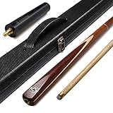 AONETIGER Billard Queue 145cm Eschenholz 3 Teilig Spitzen 10mm Mit Zubehör Verlängerung Tasche/Koffer Set Zu Wählen 57' Profi Snooker Pool Cue Sticks