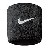 Nike Unisex-Youth Swoosh Gelenkband, Black/White, One Size