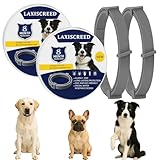 Hundehalsband mit Natürlichen Ölen (2er Pack) – 16 Monate Schutz, Verstellbar & Wasserdicht – Für Hunde ab 7 Wochen