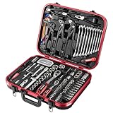 STARWORK TRUE MECHANIC™ 169-teiliges Mechaniker-Werkzeugset und Steckschlüssel-Set, Geschenk-Serie, professionelles metrisches Set