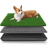 STARROAD-TIM 50 * 60CM Kunstrasen Hundetoilette Hundetoilette für Kleine Hunde Welpenklo Haustiertoilette Trainingsunterlage Wiederverwendbare Haustiertoilette für Haustiere für Kleine Tier WC
