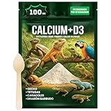 AF® - 100 g Calcium d3, Gecko Futter, wasserschildkröten futtermit Vitamin D3 | Leicht verdaulich, einfach mit dem Messlöffel dosieren, schildkröten Futter