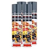 Boyens 4er Set Spraydosen mit 600 ml Antihaftspray, zum Einfetten von Grillrosten und für Auflaufformen (Etikett in deutscher Sprache)
