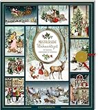 Coffee-Table-Adventskalender - Nostalgische Weihnachtszeit: 24 Gedichte, Geschichten und Gedanken: großformatige Schmuckausgabe mit edlem ... Deko-Anhängern (Literarische Adventskalender)