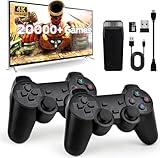 ASTEKID Retro TV-Spielekonsole mit 2 Wireless Controllern – HDMI Plug & Play Konsole mit 20000+ Klassikern – Kompakte Videospielkonsole für nostalgische Gamer (G7)