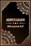 Adressbuch: adressbuch mit register a-z | Zum Eintragen für bis zu 300 Einträge | Telefon & Adressbuch