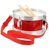 TOGEVAL Professionelle Snare Drum Schlaginstrument mit Drumsticks Langlebiges Musikspielzeug für Schüler und Anfänger für Bühnenauftritte und Spielerisches Schlagzeuglernen