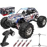 SIMREX 1:16 Scale All-Terrain Ferngesteuertes Auto, 36 km/h, 4WD mit 2.4 GHz Fernbedienung, RC Auto mit wiederaufladbarer Batterie, Geschenk für Kinder und Erwachsene