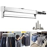 WSYSHHG Ausziehbare Kleiderstange für Garderobe, Kleiderschrank, Organizer für Hosen, Mäntel, Schals, 35-65 cm, erhältlich in China, 600 mm
