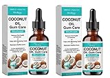 SICONEL 2 Stücke Kokosöl Mundspülung für Zähne, Coconut Oil Mouthwash Aufhellende(60 Ml)