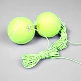 Zilimontt Tennis-Trainingsball mit elastischem Gummiband zum Selbstüben, langlebige Gummi- und Wollkonstruktion, 64 mm Durchmesser, 3,5 m Seil, geeignet für alle Altersgruppen u