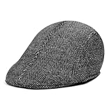 ACWOO Schiebermütze Barret Flat Cap Schirmmütze, Barett Cap Herren, Gatsby Schirmmütze Newsboy Flat Cap Baskenmütze, Kostüm Accessoires für Frühling Herbst Winter