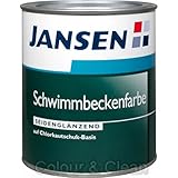 JANSEN Schwimmbeckenfarbe 750ml Farbe: weiß