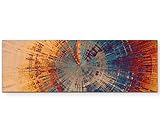 Paul Sinus Art Leinwandbilder | Bilder Leinwand 150x50cm Farbwirbel – abstrakt