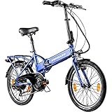ZÜNDAPP Z101 20 Zoll E Bike Faltrad Damen Herren Elektrofahrrad klappbar Fahrrad Elektro Klapprad Ebike Pedelec E-Bike Erwachsene Klappfahrrad