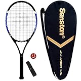 Senston Tennisschläger, 68,6 cm, für Unisex, Anfänger und Freizeitspieler, guter Griff mit Tennistasche und Vibrationsdämpfer