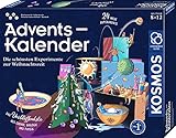 KOSMOS 661076 Experimentierkasten Adventskalender, Die schönsten Experimente zur Weihnachtszeit, in 5 Min, für Kinder ab 8-12 Jahre, Spielzeug-Adventskalender, Science Adventskalender