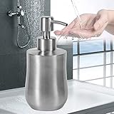 350 ml Flüssigseifenspender Edelstahl, Cucurbit-förmiger Duschlotionsspender Flüssigflasche Handseifenspenderbehälter