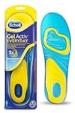 Scholl GelActiv Einlegesohlen Everyday für Freizeitschuhe von 40-46,5 – Verbesserter Komfort durch doppelte Polsterung – 1 Paar Gelsohlen